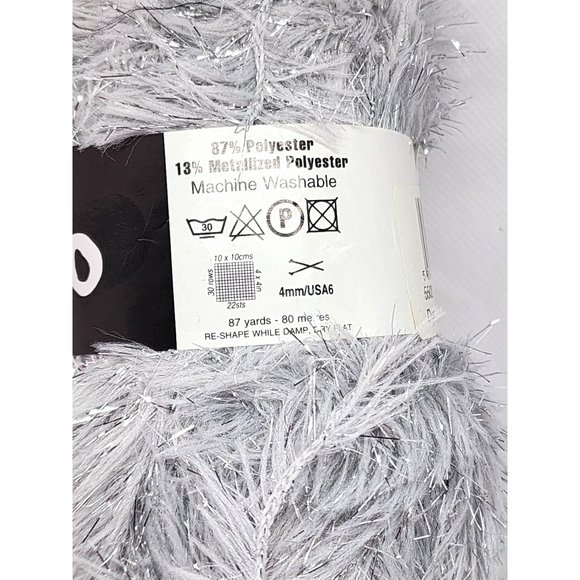 Stylecraft Eskimo Double Knitting 50g Platinum Dye 5502 Metalized Polyester Yarn - Picture 11 of 15